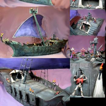 Dark Elf Black Ark by torrentialwaters