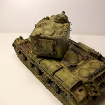 KV-2 754 (r.) 1/72nd Scale by Valknov
