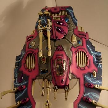 Eldar Wave Serpent by scharling