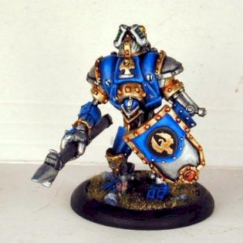 Warmachine Cygnar Lancer by sorcererstudios
