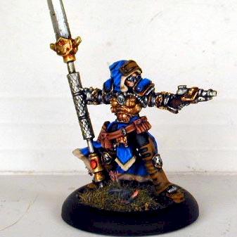 Warmachine Cygnar Captain Victoria Haley by sorcererstudios