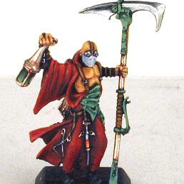 Confrontation Alchemist of Dirz Adventurer Salias Yesod by sorcererstudios