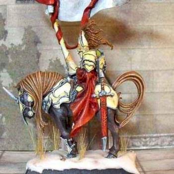 Mounted Standar Bearer by UkkoLOurs