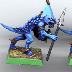 New Lizardmen Skinks by kc11