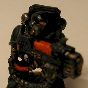 Dark Angels Plasma Cannon Marine by Eronarn