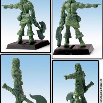 pointing barbarian by Marek