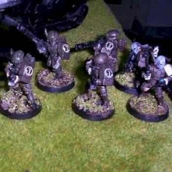Tau Fire warrior squad by wiseman