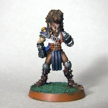 Vintage Elf Blood Bowl Lineman by falinmor2005