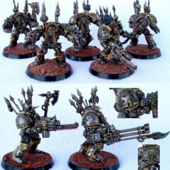 Chaos Space Marine Iron Warrior Terminator by hansolo