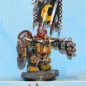 Bad Moon Ork Warlord Nazdreg by Nugget