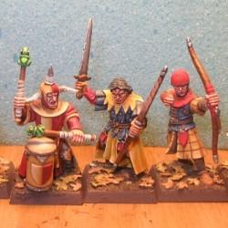 Bretonnian archers by demoneyestudio