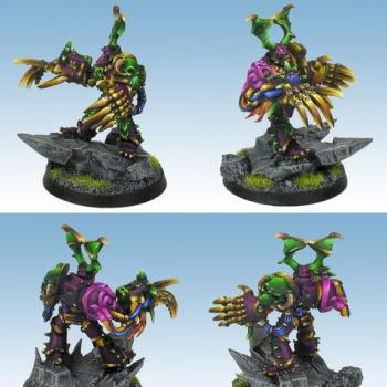 Slaanesh Chaos Lord on Foot by Asariel