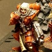 Adepta Sororitas Battle Sister w/ Grenade by DresdenGreen