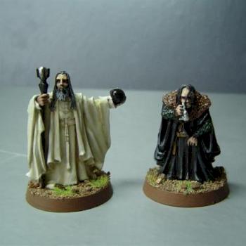 Saruman and Grima by Little Eagle