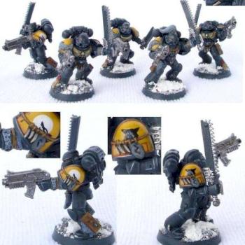 Space Wolves Grey Hunters by farseer oliver