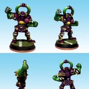 Blood Bowl Chaos Warior by Asariel