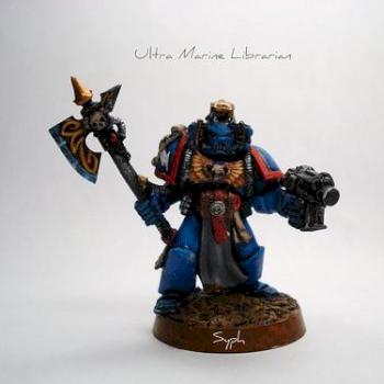 Space Marine librarian by Syph