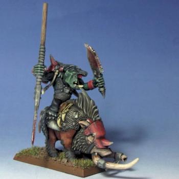 mounted orc warboss by calamitykane