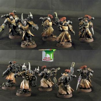 Chaos chosen space marines by Idler studio