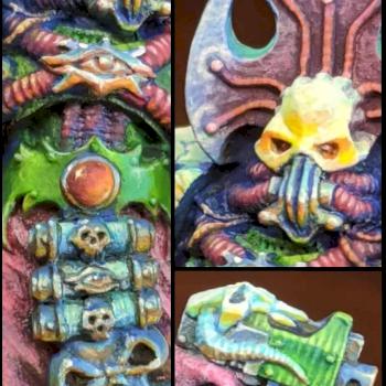 Tzeentchian Chaos Sorcerer Details by Orgeston