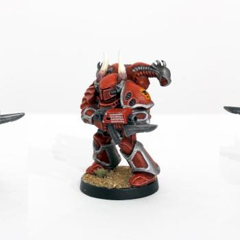 Space Crusade Vintage Chaos Space Marine by rottendeadlenin