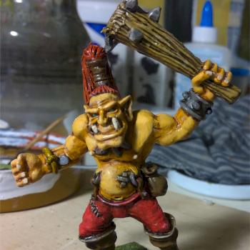 Hill-Troll / Hill-Giant (Harlequin? Grenadier?) by The Incredible Microbe