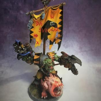 Ork Bad Moon Warboss by Balage L.