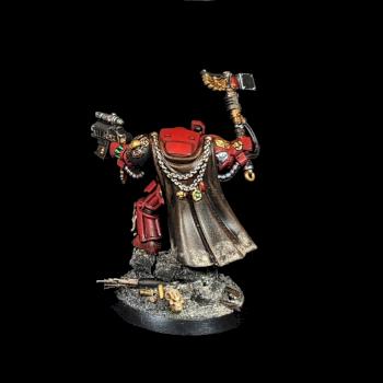 Blood Angels Captain Karlaen by peckersaurus