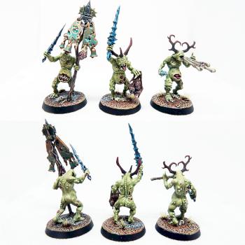 Plaguebearers of Nurgle - Command group by fantasy-miniatures