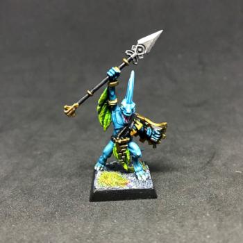 SKINK ALPHA CHIEF HERO Seraphon Lizardmen WARHAMMER by juanlurockerman