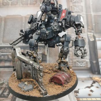 Raven Guard Invictor Warsuit Conversion by Darkblacky