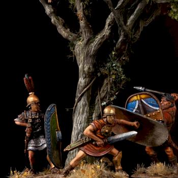 Agema Romans and Victrix Iberians by DaggerAndBrush