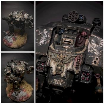 Raven Guard Dreadnought by Untilthewarptakesme