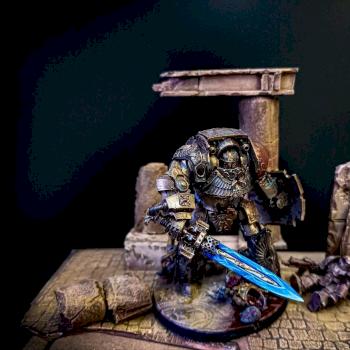 Custodian Guard Contemptor Galatus Dreadnought by VanilinFuture