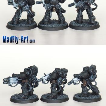 Iron Hands Primaris Eradicators by MadFlyArtStudio