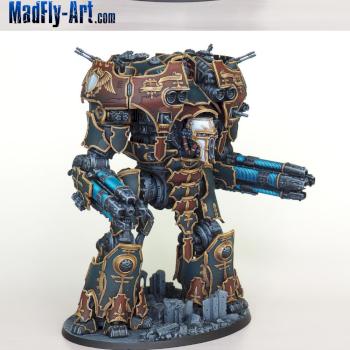 Warmaster Heavy Battle Titan by MadFlyArtStudio