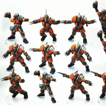 Human Blood Bowl Team by Orgeston