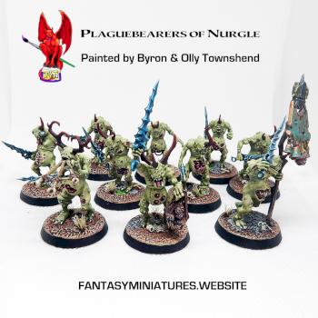Plaguebearers of Nurgle by fantasy-miniatures