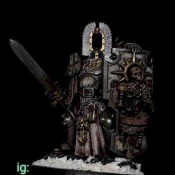 Back Templar Bladeguard Captain by Achelebachele
