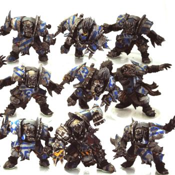 Orc Blood Bowl Team by Orgeston