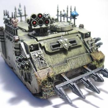 Nurgle Rhino by jonosignet