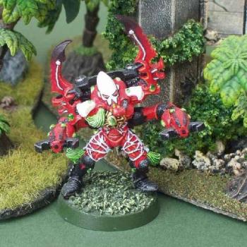 Eldar Warp Spider Exarch by Archelaos