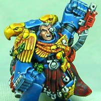 Marneus Calgar, Ultramarines Chapter Master by golgfag