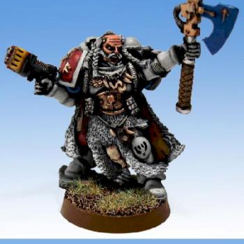 Space wolves rune priest by Grayhame