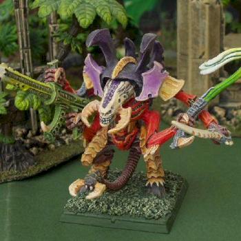 Old model of tyranid prince by Archelaos