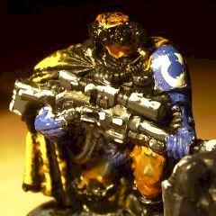 Ultramarines Scout Sniper by Aludrin