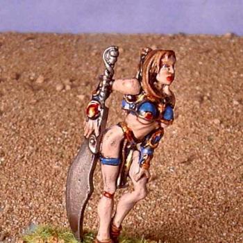 Confrontation Fionna Warrior in Blue by Bevfore