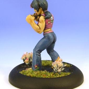 Nishiko, martial artist girl by SaxonAngel
