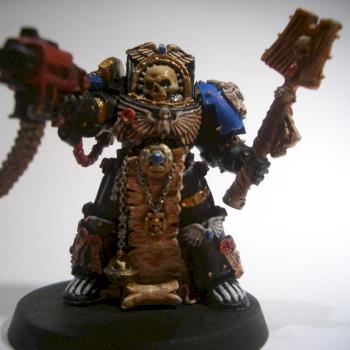 Celestial Lions Chaplain in Terminator Armor by slashcamp