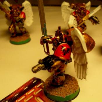 Blood Angels Sanguinary Guard by LoboDerPraesi